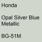 Preview: Honda, Opal Silver Blue Metallic, BG-51M.